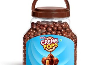 Luvit. Crème Pops | Choco Coated Pops With Crunchy Biscuit Centre | Munchies, Baking & Cake Decoration | Pack Of 1-800G