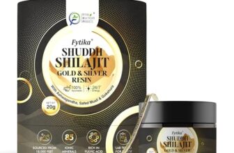 Fytika Shilajit Gold And Silver Resin -100% Ayurvedic Himalayan Shilajit | Swarn Bhasam, Rajat Bhasam, Ashwagandha,Safed Musli, Gokshura |For Strength, Stamina And Energy – 20G (Pack Of 1)