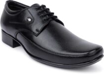 Action Dotcom Synthetic Leather Comfortable Derby Formal Shoes Lace Up Shoes For Men(Black , 7 Uk/India)