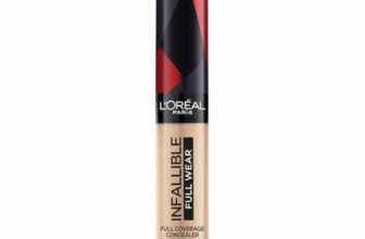 L’Oréal Paris Full Coverage Concealer, Waterproof Formula, For Undereye Circles And Blemishes, For Highlighting And Contouring, Infallible, Shade: 314, 10G