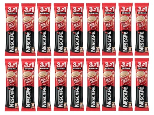 Nescafe 3In1 Original 10 Sachets 17.5 Grams Each Instant Coffee (Imported), Powder, Bag