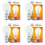 Wipro Garnet 10W Led Bulb For Home & Office |Cool Day White (6500K) | B22 Base|220 Degree Light Coverage |4Kv Surge Protection |400V High Voltage Protection |Energy Efficient | Pack Of 4