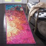 Status Contract Rugs For Living Room |(22″X55″) 3D Printed Carpet For Living Room Deco|Anti Skid Backing Home Essentials|Aesthetic Vintage Decor Carpet Bedroom|Boho Rugs For Living Room