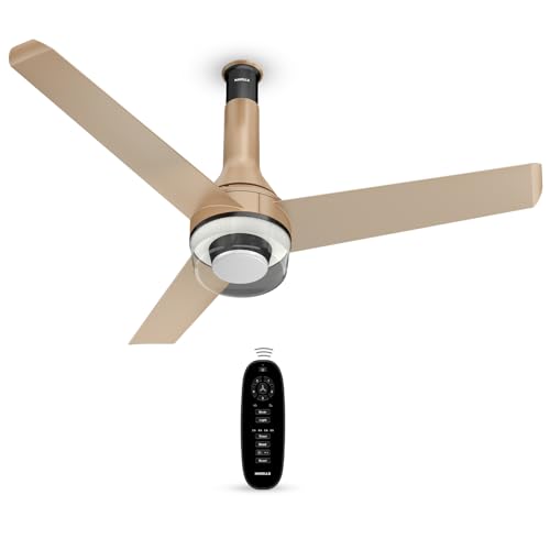 Havells 1200Mm Efficiencia Prime Bldc Motor Ceiling Fan | 5 Star With Remote, 100% Copper | Upto 53% Energy Saving, High Air Delivery, 2 Year Warranty, Inverter Friendly, Timer | (Pack Of 1, White)