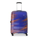 Aristocrat Force 75Cm 360° Rotated Acrylonitrile Butadiene Styrene (Abs) Hardsided Large Size 4 Wheels Red Speed_Wheel Suitcase, 74.8 Centimeters