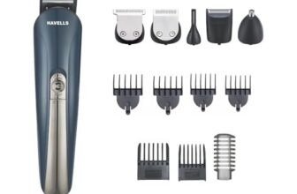Havells Men Gs7612 Alpha 12 In 1 Grooming Kit, Face, Body And Hair, 120 Min Runtime, 2 Yrs Guarantee