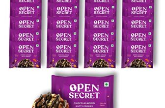 Open Secret Cookies | 24 Cookies | Healthy Snacks, Cookies Gift Hamper, Cookies Biscuits, Cookies Gift Packs, Healthy High Protein, No Added Maida, Gifts (24 X 1 = 24)