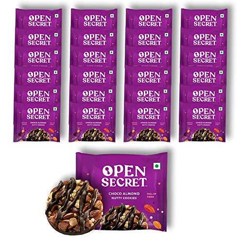 Open Secret Lemon Chilli Almond Butter Chips (Pack Of 12)| Baked, Not Fried| Lemon Chilli Almond Butter Nutty Dry Fruit Sandwich | Rich In Protein | Healthy Diet Snack Pack