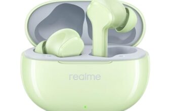 Realme Buds T110 With Ai Enc For Calls, Upto 38 Hours Of Playback And Fast Charging Bluetooth In Ear Headset (Country Green, True Wireless)