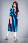 Ketaki Fashion Women Printed Straight Kurta(Multicolor)