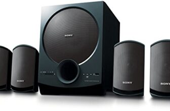 Sony Sa-D40 4.1 Channel Multimedia Speaker System With Bluetooth (Black)