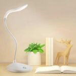 Gesto Battery Operated Table Lamp For Study Led Light, Touch Control Eye Caring, Desk Lamp For Work From Home, Portable Reading Light (Assorted Color, Plastic, Pack Of 1)