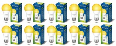Crompton Dyna Ray 12W Round E27 Led Warm White Pack Of 10
