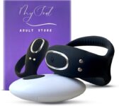 My Soul Cr006 Wearable Personal Massager (Men) Remote Controlled, Waterproof & Rechargeable Massager(Black)