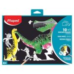 Maped Magic Paint, Cardboard Sleeve, 10 Sheets + 1 Brush, Multicolor (831217)