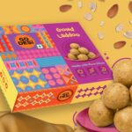 Atta Gond Laddu 200 Grams, Dry Fruits Laddoo, Indian Sweets Mithai, Go Desi