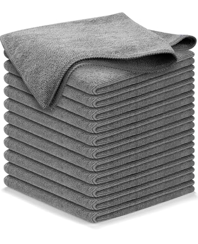Innovista Microfiber Cloth 40X40 Cm – Thick, Lint & Streak-Free Multipurpose Cleaning Towel – 3 Piece, 350 Gsm | Automotive Microfiber For Car, Bike, Polishing, Washing & Detailing