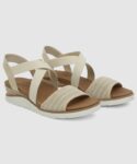 Skechers Arch Fit Beach Kiss – Boho Beyond Casuals For Women(Natural , 6)