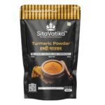Sitavatika Pure Turmeric Powder 500Gm With Natural Oils Rich Tasty And Healthy Golden Spices Preservatives Free Haldi