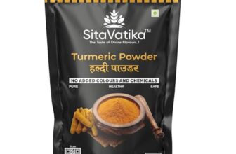 Sitavatika Pure Turmeric Powder 500Gm With Natural Oils Rich Tasty And Healthy Golden Spices Preservatives Free Haldi