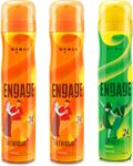 Engage Deo Combo 2 Intrigue For Her 150Ml & 1 Spirit For Her 150Ml Deodorant Spray – For Women(450 Ml, Pack Of 3)