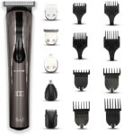 Ikonic Professional 5 In 1 Express Body Groomer 50 Min Runtime 10 Length Settings(Black, Silver)