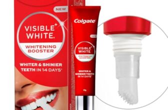 Colgate Visible White Whitening Booster Gel (13 G), Leave On Teeth Whitening Treatment With Active Oxygen Technology, Whitens Teeth In 14 Days, Removes Stains & Brightens Teeth, Enamel Safe Teeth Whitener