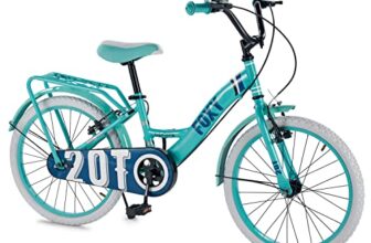 Lifelong Foxy 20T Cycle (Blue) I Ideal For: Kids (5-8 Years) I Frame Size: 12″ | Ideal Height : 3 Ft 10 Inch+ I Unisex Cycle| 95% Assembled (Easy Self-Assembly)