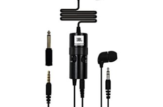 Jbl Commercial Cslm30B Auxiliary Omnidirectional Lavalier Microphone With Headphone-Out For Content Creation
