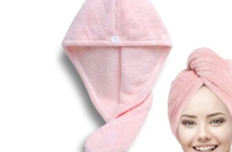 Status Contract Head Towel|Standard Size Microfiber Quick Dry Towel|Super Absorbent & Soft|Luxury Spa Towels With Hook|Lightweight Travel Towel |-Pack Of 2 |(Pink), 200 Tc