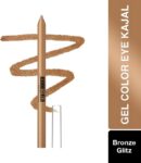 Maybelline New York Tattoo Gel Kajal Color Pencil, Metallic Finish, Waterproof, 36H Wear(Bronze Glitz, 1.2 G)
