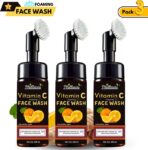 Phillauri Brightening Vitamin C Foaming With Built-In Face Brush For Deep Cleansing – No Parabens, Sulphate, Silicones Face Wash(450 Ml)