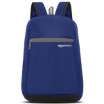 Amazon Basics 11L Bagpack | Compact & Versatile Design | Durable Polyester | Spacious Main Compartment & Front Pocket | Adjustable Straps & Padded Back | Ideal For School, Outings & Travel (Blue)