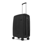 Vip Rigel Check-In 67 Cm (Medium) 8 Wheels Trolley Bags For Travel, Hard Case Lightweight Bag With Tsa Lock And Wet Pouch Suitcase For Travel (Black)