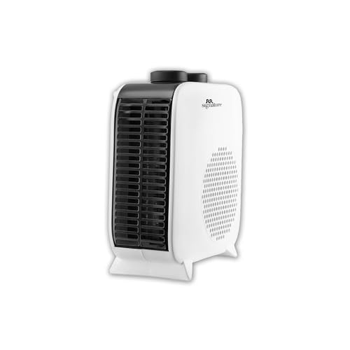 Rr Signature Warmsure Room Heater For Home | Dual Heating Mode (1000/2000 Watts) | Overheat Protection | Dual Placement | 5 Level Safety Protection | Electric Fan Heater For Winter | 2 Year Warranty