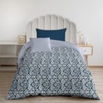 Trident Single Size Comforter Blanket, 144 Thread Count, 100% Cotton Shell With 120 Gsm Polyfill, Single Bed Comforter Blanket, Urban Comfort Collection-Audrey