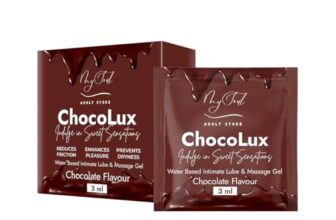 My Soul Chocolux | Chocolate Flavour-Water Based Lubricant For Men And Women | Enhanced Sensation, Increased Arousal, Variety And Novelty, Moisturizing Properties | Skin Friendly- 3 Ml Sachet