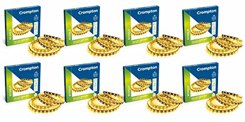 Crompton 5 Meter Strip Light Warm White 300 Leds (Pack Of 8) (Without Driver)
