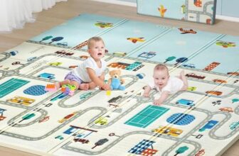 Kesi Ornaments Double Sided Water Proof Baby Play Mat, Infant Play Mats For Kids Large Size, Baby Carpet,Crawling Baby Play Mat, Non-Slip Crawl Floor Mat Waterproof Portable Outdoor/Indoor Use