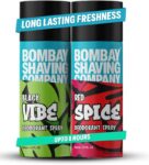 Bombay Shaving Company Red Spice & Black Vibe 150Ml X 2 Combo Deodorant Spray – For Men(300 Ml, Pack Of 2)