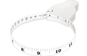 Bridger Oanda Automatic Telescopic Tape Measure,Perfect Body Tape Measure,Self-Tightening Body Measuring Ruler,Retractable Double Scales Rulers,Perfect Waist Tape Measure