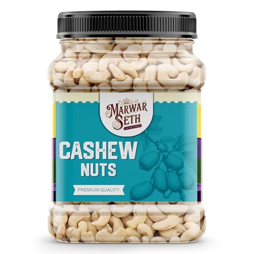 Marwar Seth Healthy Snack Cashews – 1000G Fresh, Non-Salted Kaju, Rich In Nutrients