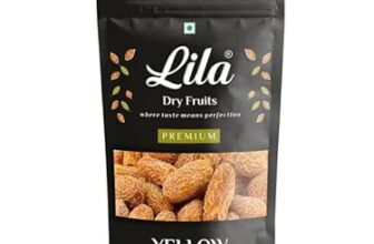 Lila Dry Fruits Premium International Yellow Dry Dates 1Kg| Khajoor Or Khajur Dry Fruit | Healthy & Nutritious Snack | Rich In Vitamins & Minerals | Natural Sweetener | Pila Chuara