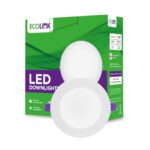 Ecolink 7W Concealed Jb Ceiling Light | Round Ceiling Led Downlighter For Home & Hall | Cut Out: 3 Inch, Color: Natural White, Pack Of 1