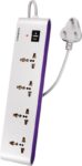 Crompton Powerbox Alpha S 4 Socket Extension Boards(Black, White, 2 M)