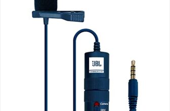 Jbl Commercial Cslm20B Blue Edition Battery Powered Lavalier Microphone For Content Creation, Vlogging, Voiceover/Dubbing & Recording – Auxiliary