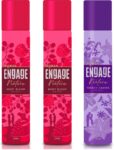 Engage Nature Deo: 2 Berry Bloom & 1 French Garden (150Ml X 3) Deodorant Spray – For Women(450 Ml, Pack Of 3)