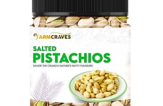 Farmcraves Premium Roasted Salted Pistachios | 500G | Healthy Dry Fruit Snack