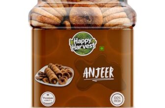 Happy Harvest Premium Afghani Anjeer Gram Pack | Dried Afghani Anjeer | Dried Anjeer | Rich Source Of Vitamins & Dietary Fiber | Healthy Snack(1000Gm)