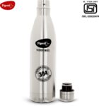 Pigeon By Pigeon Aqua 1000 Ml Flask(Pack Of 1, Steel/Chrome, Steel)